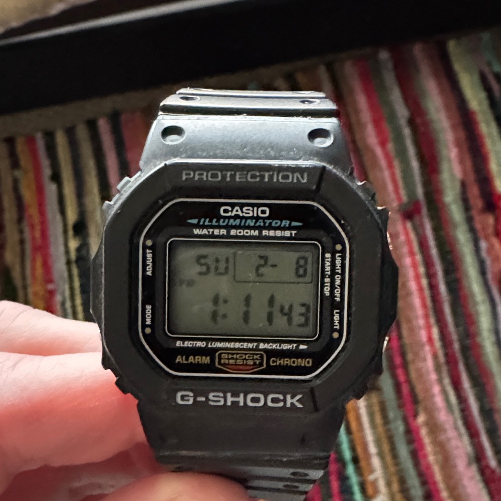 Casio G-Shock Black Digital Watch